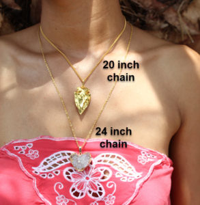 24 Inch Gold Plated Chain