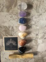Tumbled Chakra Stones and Palo Santo Set