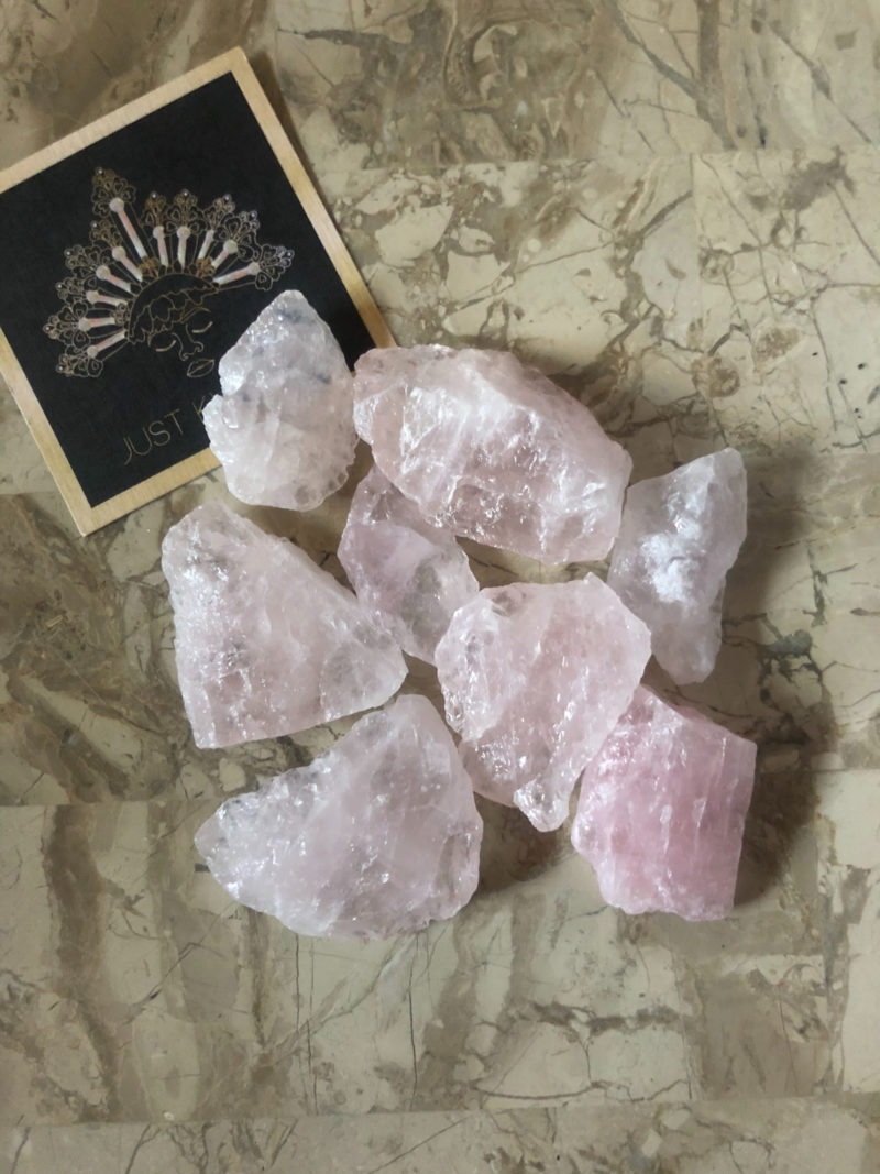 Raw Rose Quartz