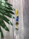 So Serene Blue Hair Jewel, Cowrie Shell, Cowrie Hair Jewel, Boho, Loc Jewelry