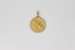 Praying Hands Gold Plated Pendant