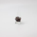 Small Blue Aventurine Aluminum and Copper Wire Wrapped Ring