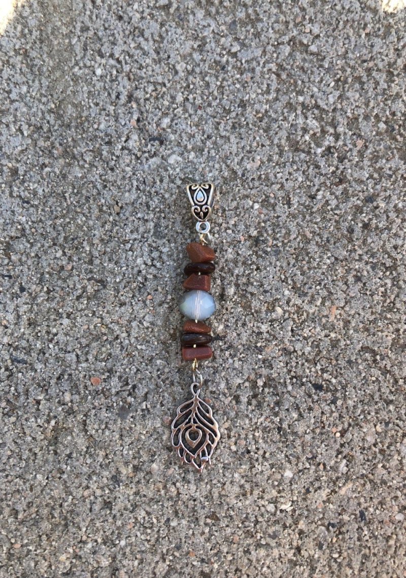 Leaf Hair Jewel, Boho, Loc Jewel, Loc Jewelry, Braid Accessories