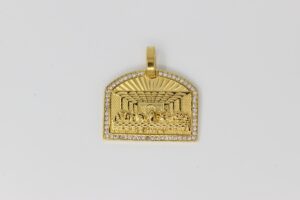 The Last Supper 24k Gold Plated Necklace