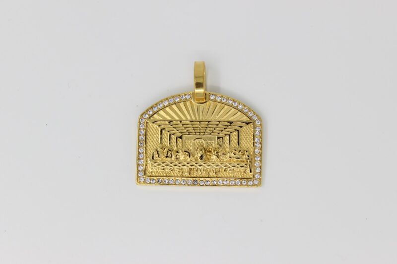 The Last Supper 24k Gold Plated Necklace