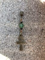 Large Ankh Hair Jewel, Ankh Jewelry, Loc Jewel, Loc Jewelry, Braid Accessories
