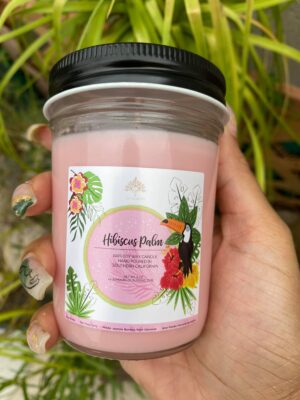 Hibiscus Palm Scented Candle