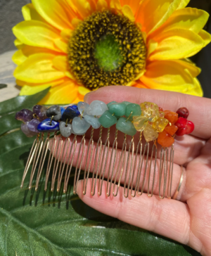 Chakra Crystal Comb
