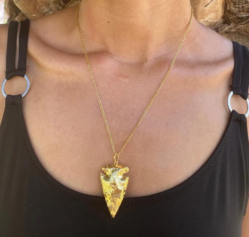 Jasper Arrowhead Necklace