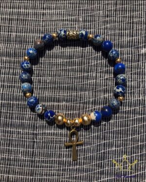 Lapis Lazuli Raw Stone Bracelet