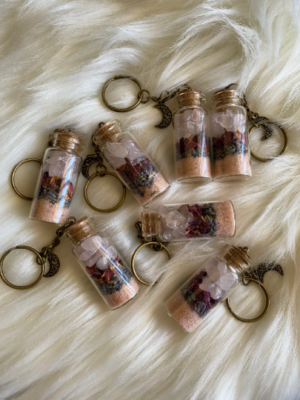 Self Love Spell  Jar Key Chain