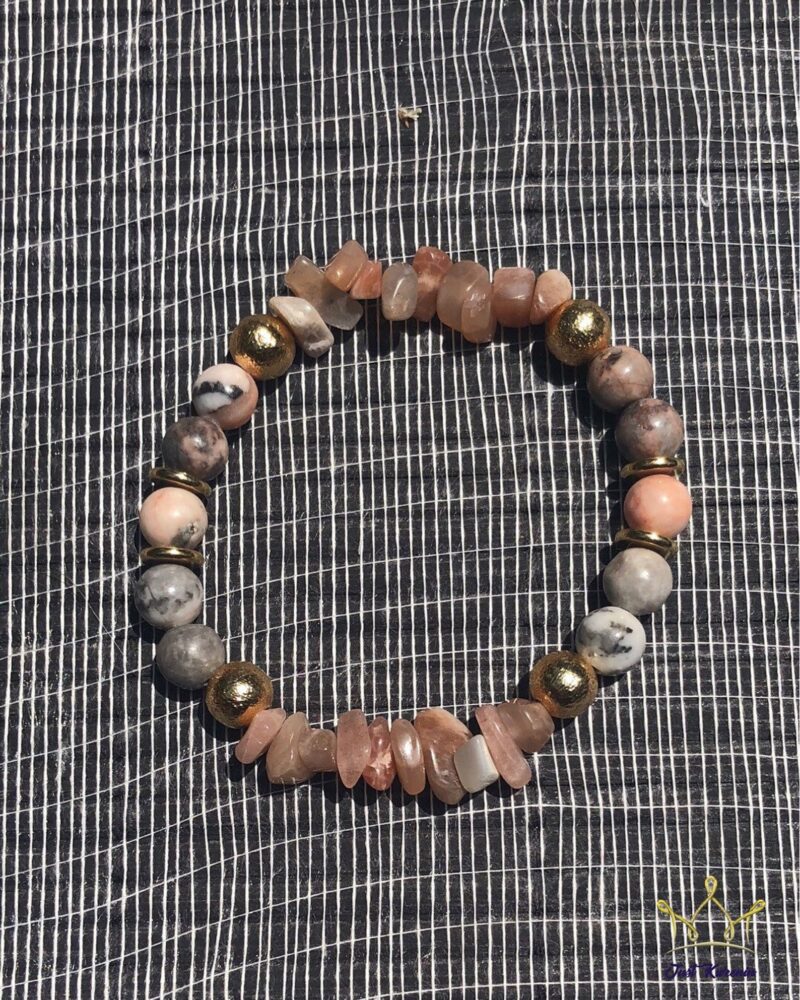 Sunstone Beaded Bracelet