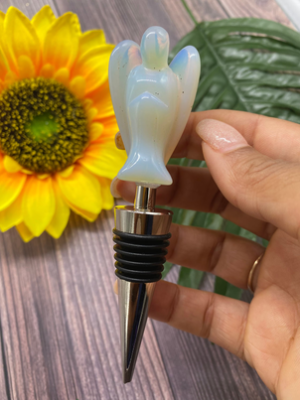 Angel Quartz Wine Stopper