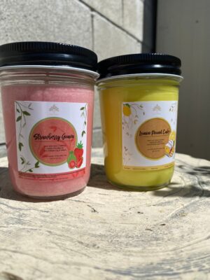 Strawberry Guava & Lemon Pound Cake Soy Wax Candle